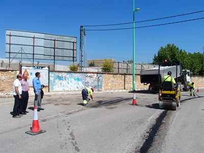 Hoy finaliza la reparación de los baches de quince calles de la capital 