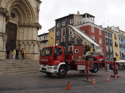 Éxito del simulacro de incendio realizado en la Catedral con motivo de la exposición de Ai Wei Wei