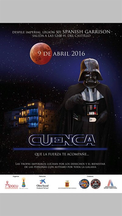 Este sábado el desfile solidario de la Legión 501 Spanish Garrison convertirá el Casco Antiguo de Cuenca en un plató de cine 