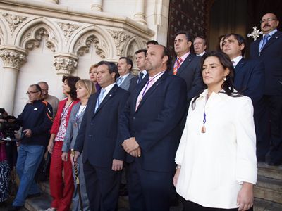 El Pendón del Rey Alfonso VIII ya está en la Catedral de Cuenca
