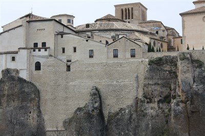 Finaliza la obra de intervención sobre los paños de la muralla de las traseras de la Catedral de Cuenca