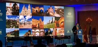 Cuenca con las Ciudades Patrimonio participan en la sesión plenaria de la Organización Mundial de Turismo en Madrid
