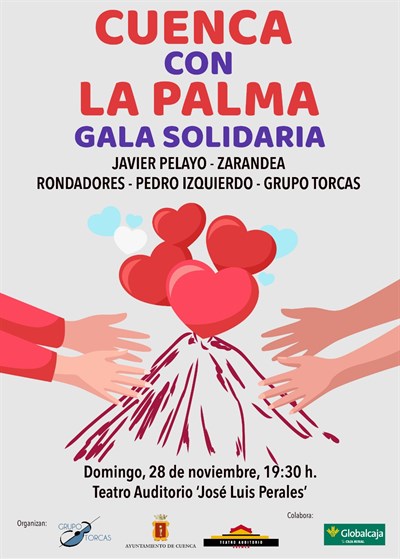 El Teatro Auditorio acoge este domingo la Gala Solidaria ‘Cuenca con La Palma’ 