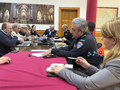 El Ayuntamiento acoge la reunión de coordinación de cara al Plan de Comercio Seguro dirigido por Policía Nacional