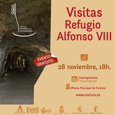 Vuelven las visitas guiadas a los túneles de la Cuenca Subterránea con detalle culinario dentro de la Capital Española de la Gastronomía