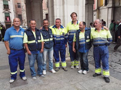 Destacado papel de los trabajadores Servicio de Obras del Ayuntamiento de Cuenca durante San Mateo
 
 

