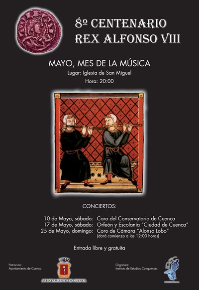 Concierto gratuito del Coro del Conservatorio para conmemorar el VIII Centenario de la muerte de Alfonso VIII