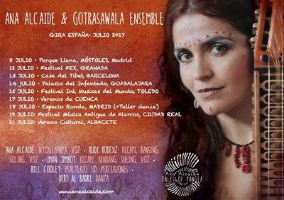 La esencia de Java llega a ‘Veranos en Cuenca’ de la mano de Ana Alcaide y su proyecto ‘Tales of Pangea: Gotrasawala Ensemble’