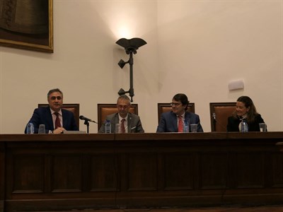 Ángel Mariscal inaugura el seminario sobre la gestión del patrimonio mundial que se celebra en la Universidad de Salamanca