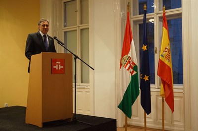 Mariscal preside el acto en el Instituto Cervantes de Budapest en el que las Ciudades Patrimonio de la Humanidad de España presentan su oferta turística