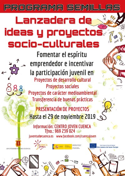 En marcha la nueva edición del Programa Semillas de proyectos socio-culturales de la Concejalía de Juventud