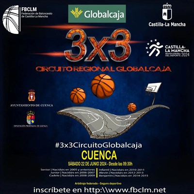 El ‘3x3 Circuito Globalcaja’ de baloncesto hace parada en Cuenca este sábado