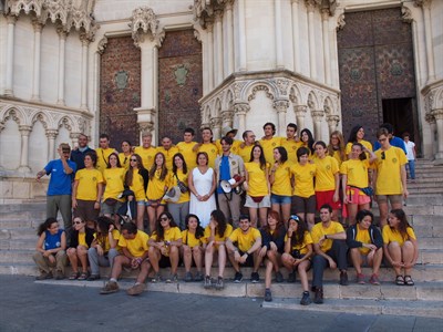 Un grupo de 50 jóvenes recala en Cuenca dentro de la Ruta INTI