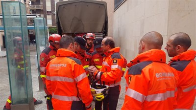Bomberos de Cuenca participan en Murcia en un simulacro de una gran catástrofe organizado por la UME