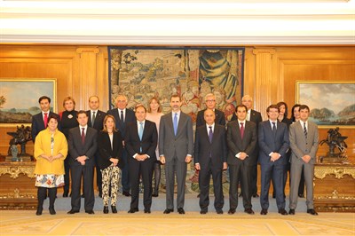 El Rey recibe a los alcaldes de las Ciudades Patrimonio de la Humanidad de España 