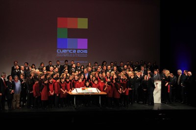 Música, poesía, cine y recuerdos entrañables entre los momentos más destacados del acto de celebración de los 20 años de Cuenca Ciudad Patrimonio 
