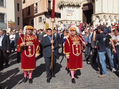 El Pendón de Alfonso VIII vuelve al pueblo de Cuenca por unas horas