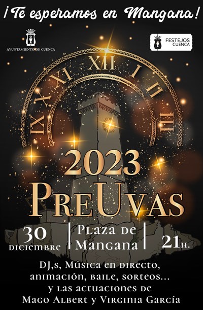 El Ayuntamiento de Cuenca despide este 2023 celebrando las preuvas el 30 de diciembre en Plaza de Mangana