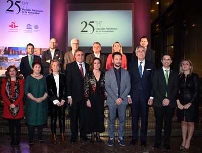 Ángel Mariscal asiste a la presentación del programa de actividades para celebrar el 25 Aniversario del Grupo de Ciudades Patrimonio de la Humanidad