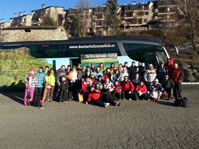 Satisfacción entre los participantes en el viaje de esquí de la Concejalía de Juventud