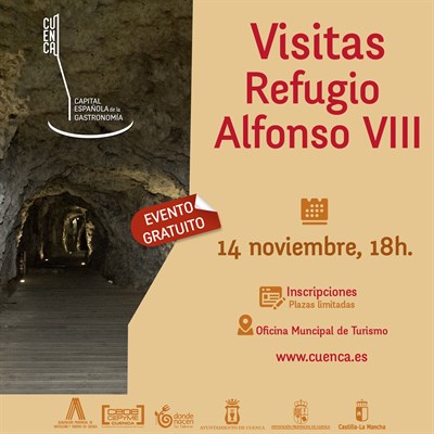 Visitas guiadas a los túneles de la Cuenca Subterránea con detalle culinario dentro de la Capital Española de la Gastronomía