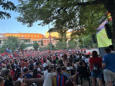 El Ayuntamiento instalará una pantalla gigante en el Parque de Santa Ana para seguir el partido de cuartos de la Selección el viernes