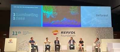 La startup Geforest, desarrollada en la primera promoción de UFIL, seleccionada entre 400 proyectos de todo el mundo para integrarse en el acelerador de empresas de REPSOL 