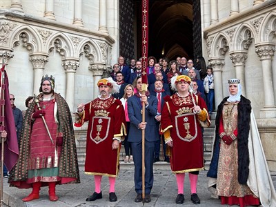 La devolución del Pendón de Alfonso VIII a la Catedral marca el día de San Mateo
