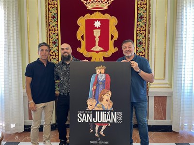 Arturo García Blanco presenta un cartel que reivindica el carácter más tradicional de las fiestas de San Julián 