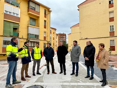 Las obras de renovación integral del Barrio de La Paz ya se encuentran ejecutadas en un 70 por ciento