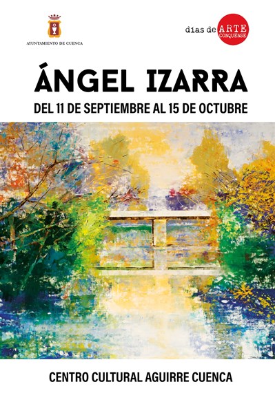 El pintor Ángel Izarra, protagonista de la nueva exposición del Centro Cultural Aguirre dentro del proyecto ‘Días de Arte Conquense’