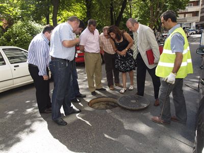 La reparación de los colectores del parque de San Julián ha supuesto una inversión de 156.000 euros