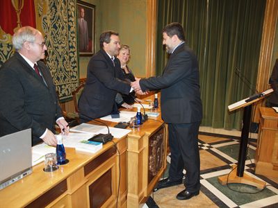Pedro José de los Santos Arias toma posesión como nuevo concejal del Ayuntamiento de Cuenca 