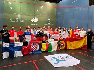 Dolz destaca la importante repercusión mediática y turística del Europeo de Squash en Cuenca