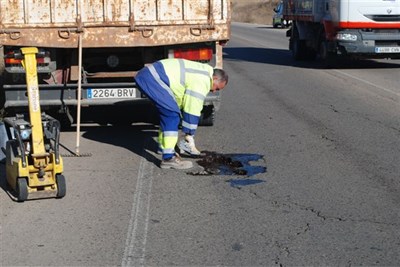 El Ayuntamiento de Cuenca lleva a cabo reparaciones en viales 