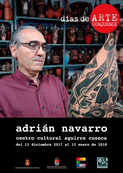 Una exposición en el Centro Cultural Aguirre acercará la cerámica de Adrián Navarro a los conquenses