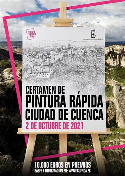 El Ayuntamiento celebra el próximo sábado el Certamen de Pintura Rápida Ciudad de Cuenca