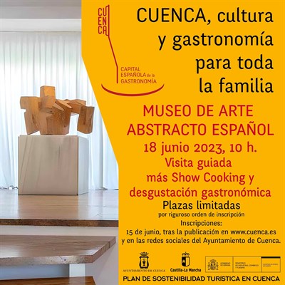 La Capital Española de la Gastronomía se celebra este domingo con la actividad ‘Cuenca, cultura y gastronomía para toda la familia’ en el Museo de Arte Abstracto Español