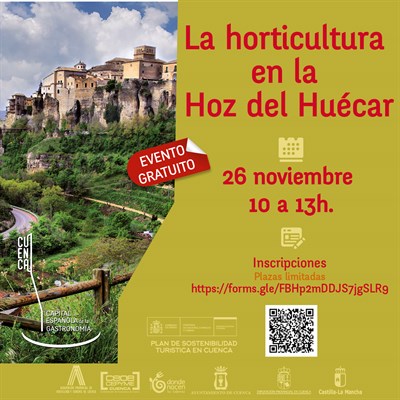 La Capital Española de la Gastronomía se celebra con tres rutas gratuitas denominadas ‘La horticultura en la hoz del Huécar’