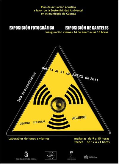 El Centro Cultural Aguirre acoge la exposición de fotografías y carteles "Sensibilización acústica en el municipio de Cuenca"