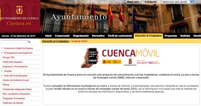 El Ayuntamiento de Cuenca convoca un concurso de mensajes navideños con premio de 4 iPad para los ganadores