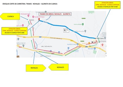 El asfaltado de la carretera de Nohales se acometerá finalmente del 7 al 11 de agosto 