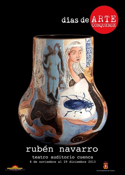 El Teatro Auditorio inaugura mañana una exposición de cerámica de Rubén Navarro 