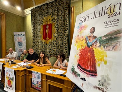 Esther de la Cruz y Javier Cansado se estrenan como cartelista y pregonero en San Julián 2024