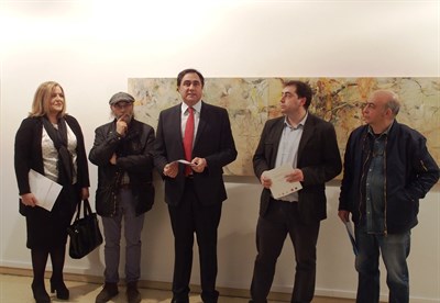 Mariscal inaugura la exposición ‘Miniaturas’ de Miguel Ángel Moset en el Centro Cultural Aguirre