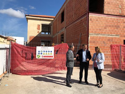 Ayuntamiento de Cuenca y Gobierno regional destacan el buen ritmo de las obras del Centro de Mayores de Las Quinientas 
