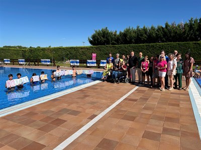 La recaudación de la piscina Luis Ocaña de hoy se destinará a la iniciativa solidaria ‘Mójate por la Esclerosis Múltiple’