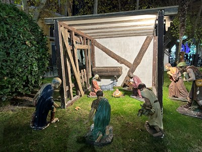 Esta tarde se inaugura el tradicional Belén de la Plaza de la Hispanidad