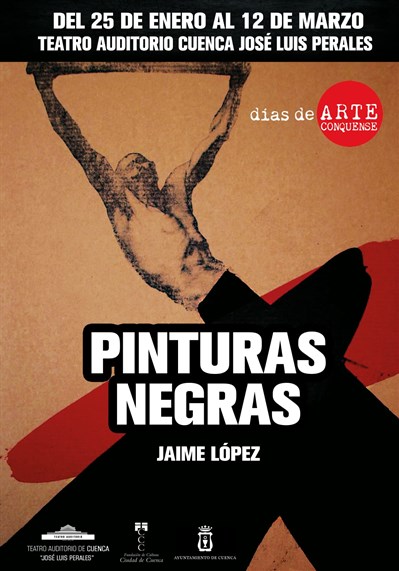 El Teatro Auditorio acoge  desde hoy la exposición ‘Pinturas negras’, del diseñador Jaime Molina, dentro del proyecto ‘días de ARTE conquense’