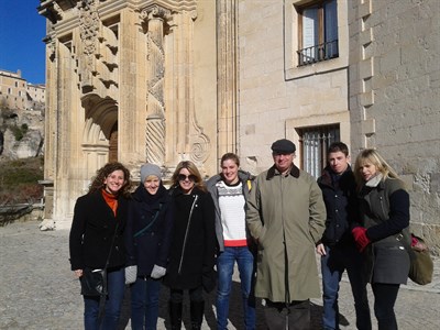 Un grupo de periodistas irlandeses conoce la ciudad de Cuenca